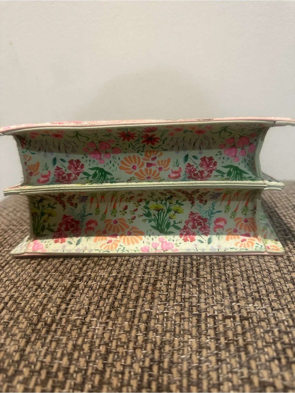 NWT Betsey Johnson Floral Garden Top-Handle Crossbody Bag | Basket Charms